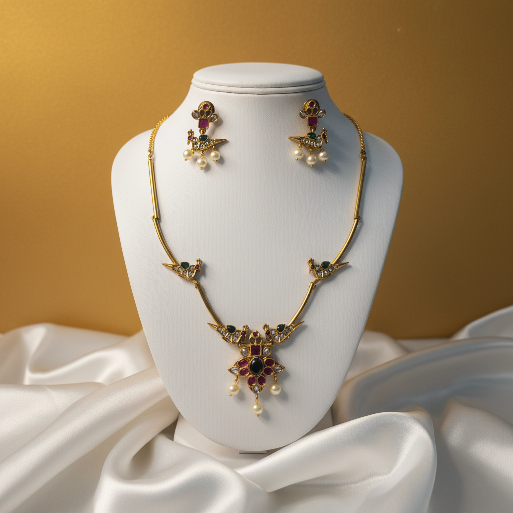 Temple Bird Necklace - Display
