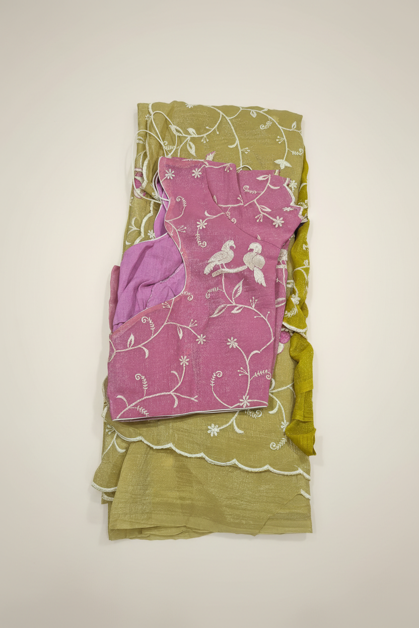 Tissue Saree Image 5