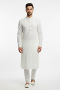 White Shimmer Sequin Kurta